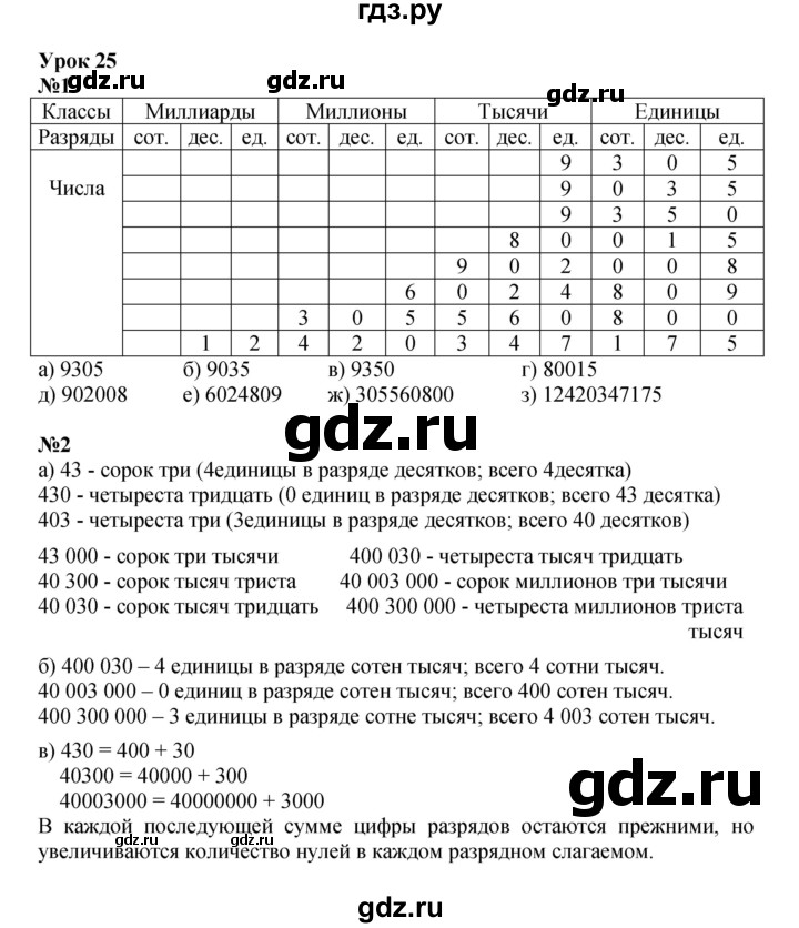 ГДЗ по математике 3 класс Петерсон   часть 1 - Урок 25, Решебник к учебнику 2021 (Учусь учиться)