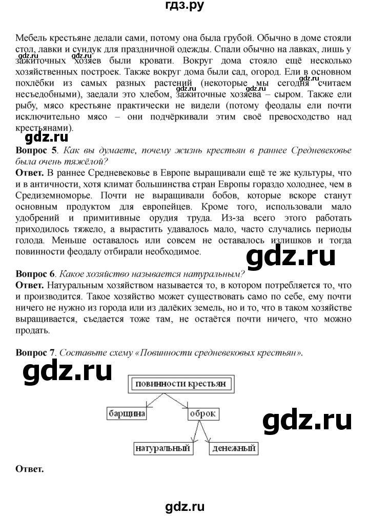 ГДЗ по истории 6 класс  Агибалов Средние века  страница - 93, Решебник к учебнику 2012